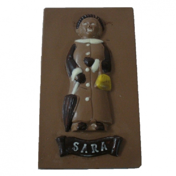 Chocolade Sara plak