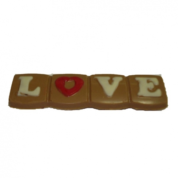 Chocoladereep 'love'