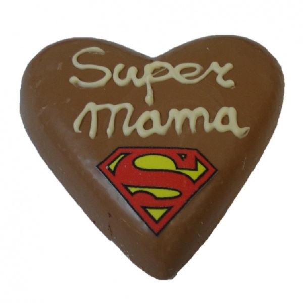 Chocolade hart super mama