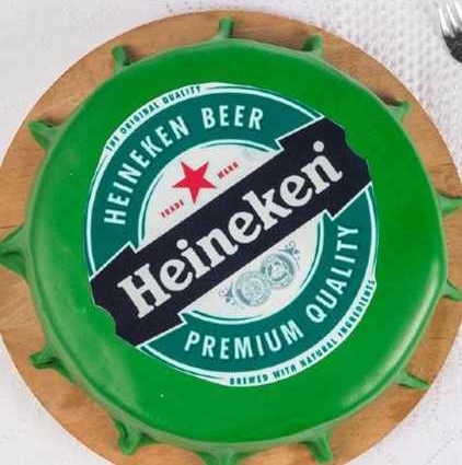 Heineken taart