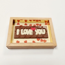 Doosje chocolade 'I love you'