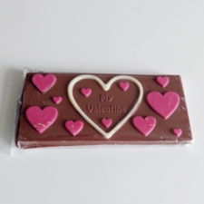 Chocoladeplak 'My Valentine'